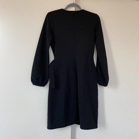 Madewell Long-Sleeve Side-Tie Dress - Picture 2 of 3